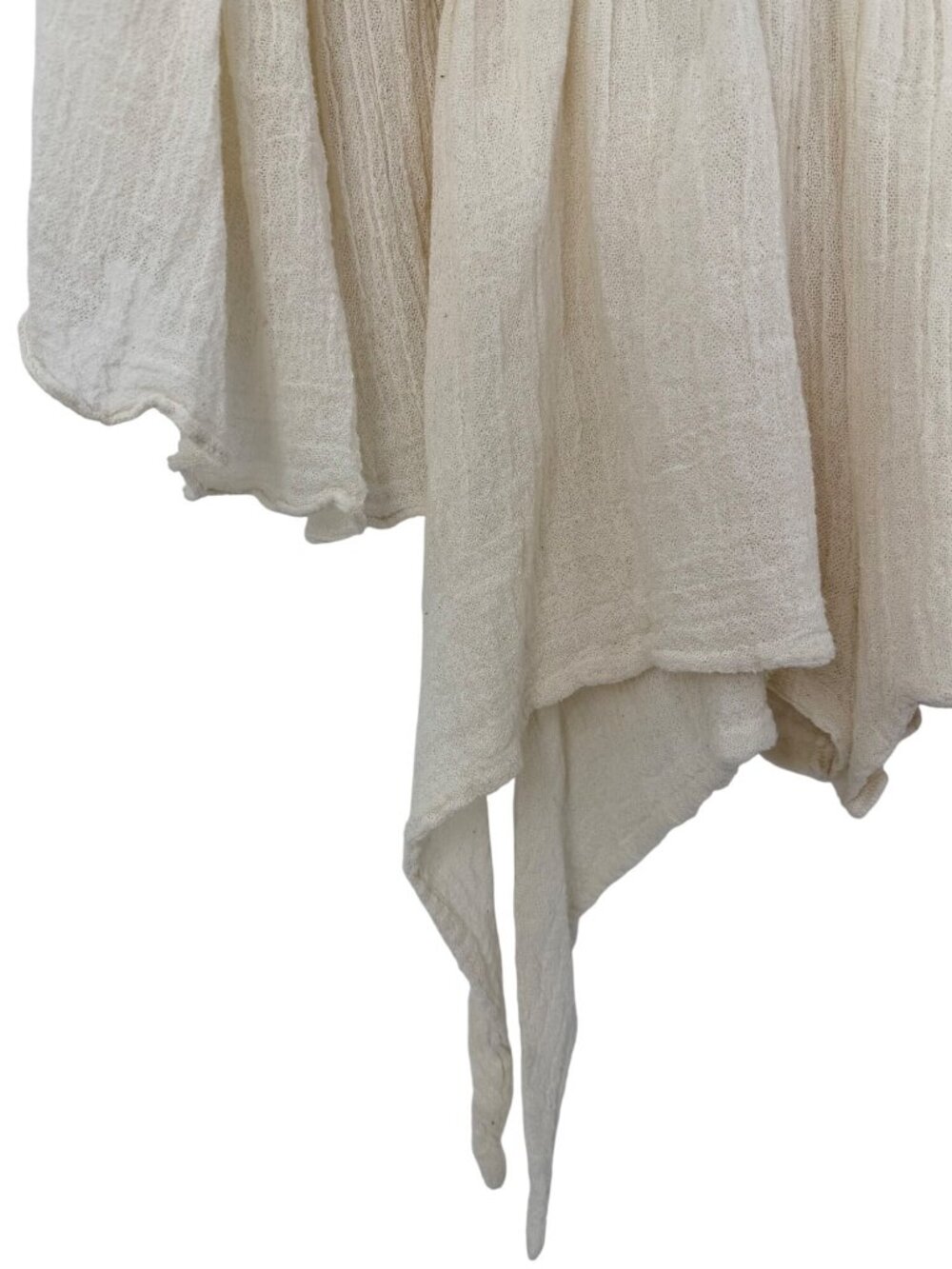Free People Bell Sleeve Cream Romper Playsuit S| Boho Coastal Cowgirl Whimsigoth - Picture 9 of 16